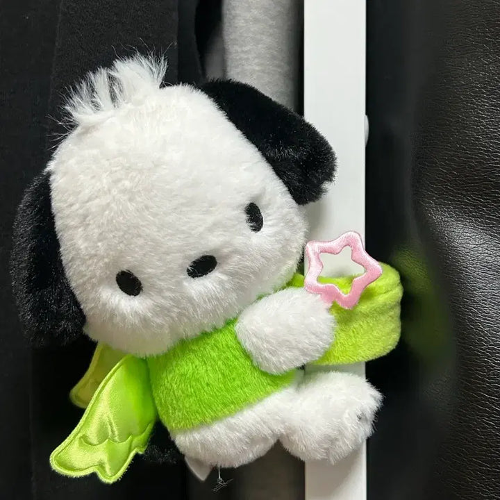 [BUNJANG] Sanrio Pochacco Plush Doll with Strap / 산리오 봉제 인형 포차코