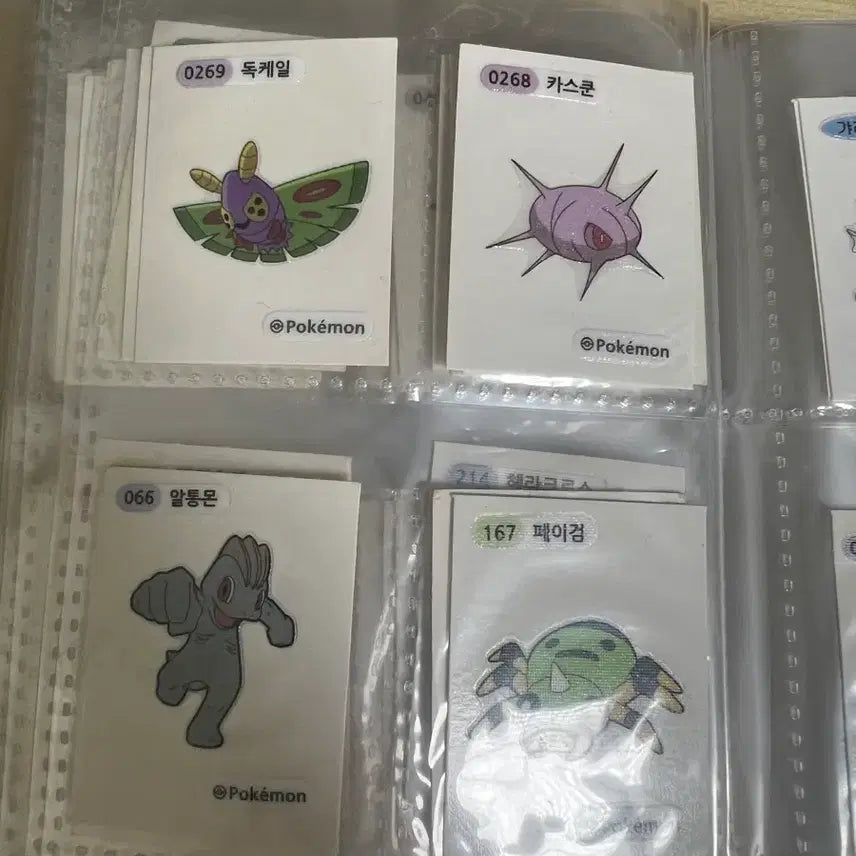 [BUNJANG] Pokemon Stick-and-Peel Seal Bundle / 포켓몬 띠부띠부씰 묶음