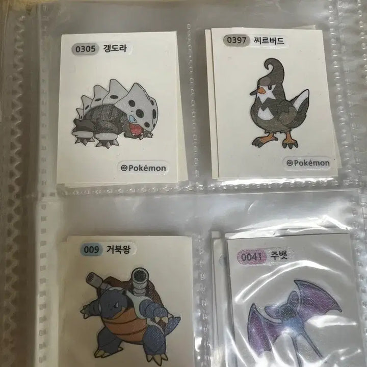 [BUNJANG] Pokemon Stick-and-Peel Seal Bundle / 포켓몬 띠부띠부씰 묶음