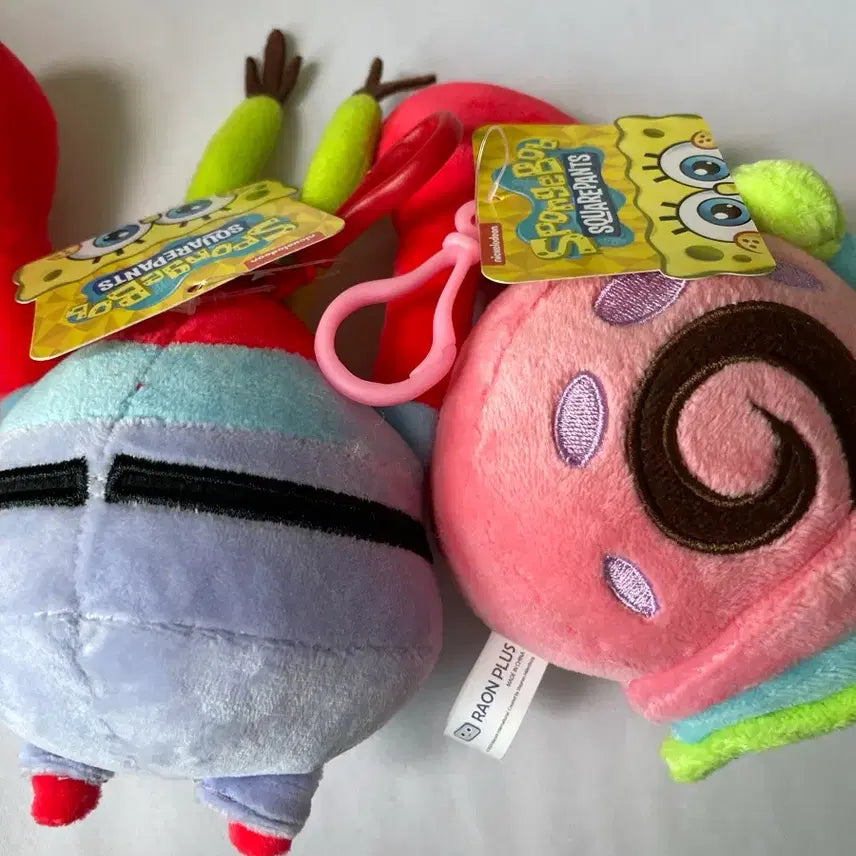 [BUNJANG] SpongeBob Patrick Squidward Doll Keyring Set Friendship Item Bundle / 일괄)스폰지밥 핑핑이 집게사장 인형키링 세트 우정템