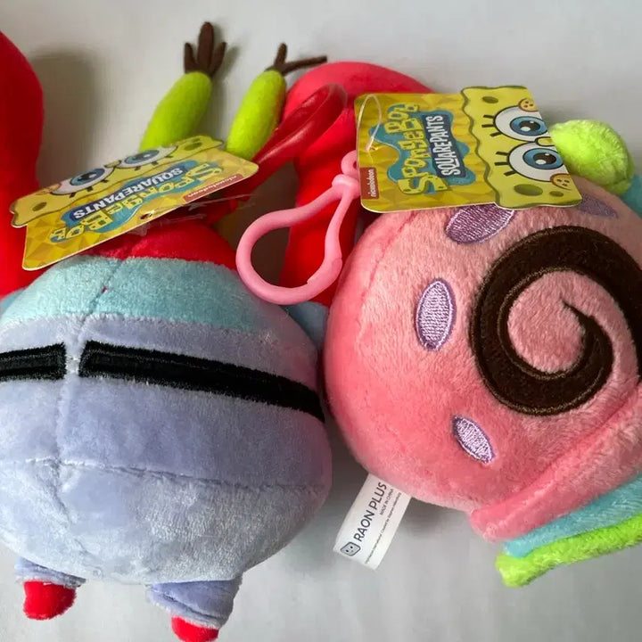[BUNJANG] SpongeBob Patrick Squidward Doll Keyring Set Friendship Item Bundle / 일괄)스폰지밥 핑핑이 집게사장 인형키링 세트 우정템