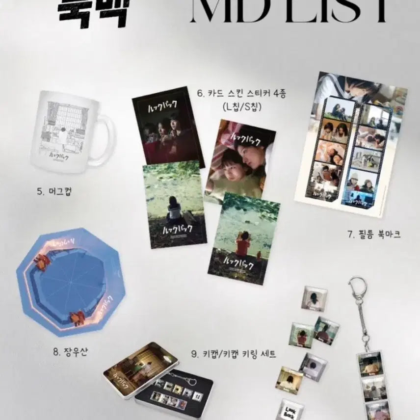[BUNJANG] Look Back Pop-up Store Limited Goods 6 Types Set / 룩백 팝업 한정 굿즈 6종