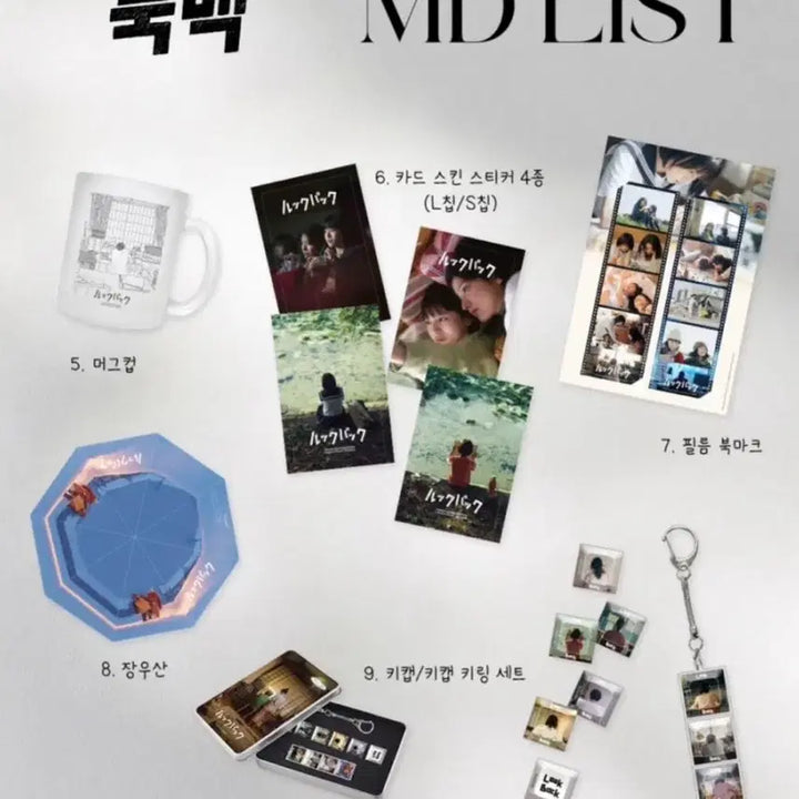 [BUNJANG] Look Back Pop-up Store Limited Goods 6 Types Set / 룩백 팝업 한정 굿즈 6종