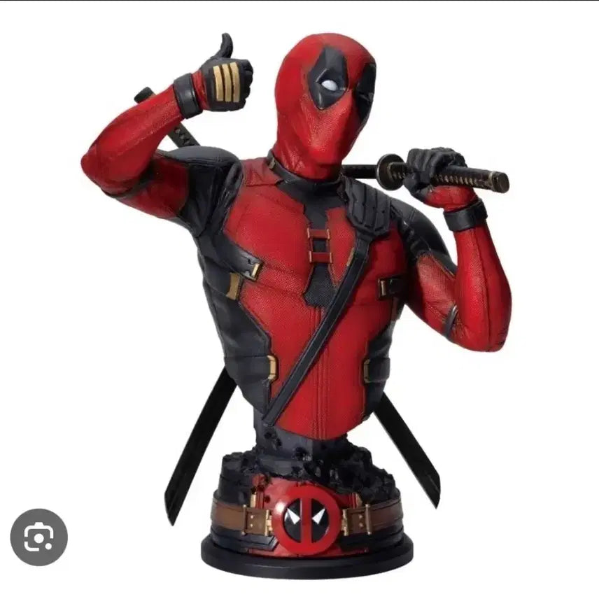 [BUNJANG] Marvel Happy Kuji Deadpool &amp; Wolverine Bust-Up Statue - Deadpool A Prize / 마블 해피쿠지 데드풀앤 울버린 버스트업 스테츄 데드풀A상
