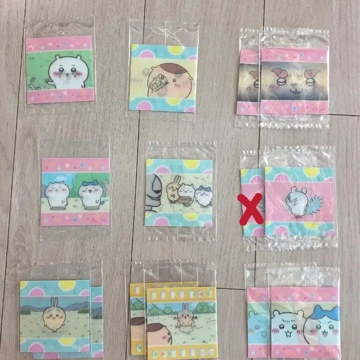 [BUNJANG] Chiikawa Lenticular Sticker Bundle (Yogurt Gummy Collaboration) / 치이카와 렌티큘러 스티커(요거트 구미 스티커)