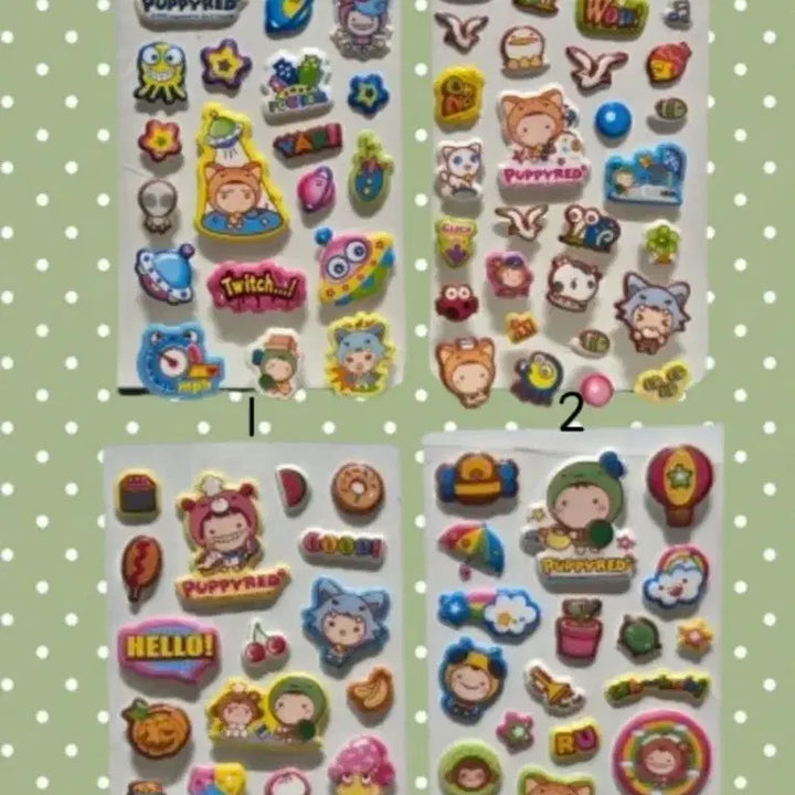 [BUNJANG] Vintage Stickers (Individual) / 개당 다 1천원 (고전스티커)