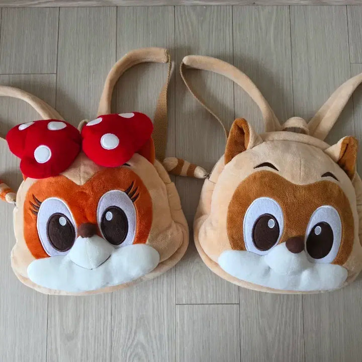 [BUNJANG] Lotte World Lottie &amp; Lori Mini Backpack Set / 롯데월드 로티, 로리 미니 백팩 세트 판매중