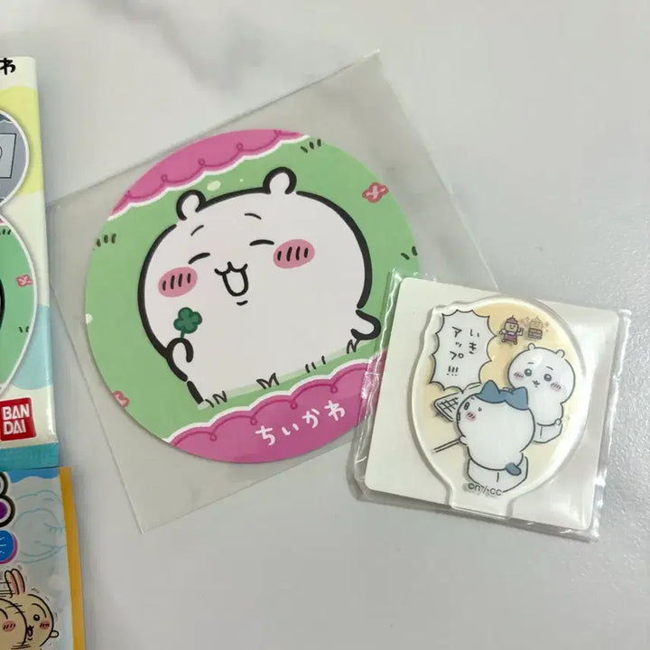 [BUNJANG] Chiikawa Random Coaster &amp; Acrylic Stand Set / 치이카와 랜덤 코스터 아크릴 스탠드 세트