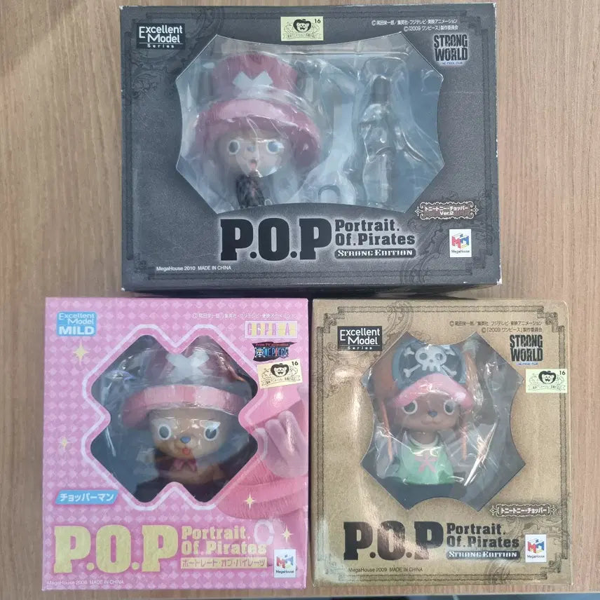 [BUNJANG] MegaHouse POP One Piece Chopper 3-Figure Set / 3종세트 메가하우스 POP 원피스 쵸파