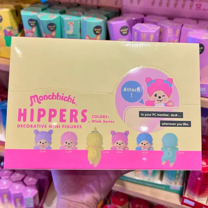[BUNJANG] Monchhichi Hipper Colors Wink Sealed Box / 몬치치 히퍼 컬러즈 윙크 미개봉 박스