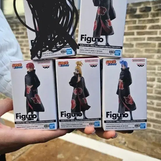[BUNJANG] Naruto Akatsuki 4-Figure Set / 나루토 피규어 아카츠키 4종 세트