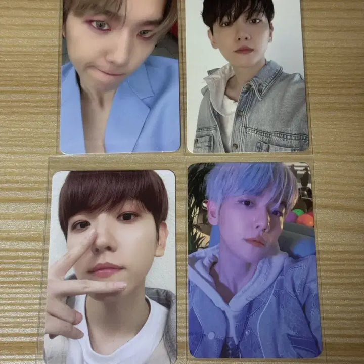 [BUNJANG] Baekhyun 4 Photocard Bundle Set / 백현 포토카드 포카 4종 일괄 양도 판매
