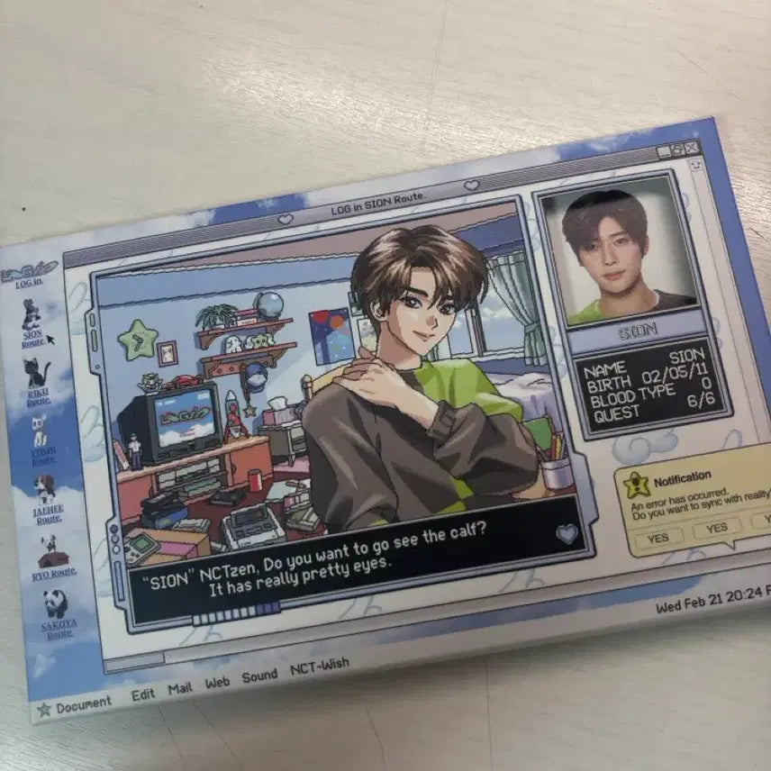 [BUNJANG] NCT WISH Sion Login Photocard Set / 엔시티위시 시온 로그인 포토세트