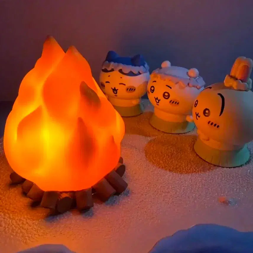 [BUNJANG] Chiikawa "Campfire" Mood Lamp / [미개봉/새제품]치이카와 모닥불
