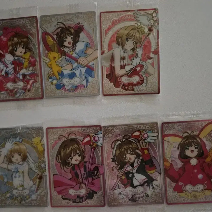 [BUNJANG] Cardcaptor Sakura 25th Anniversary Wafer Card Set (7 Types) / 카드캡터 사쿠라 25주년 웨하스 카드 7종 세트