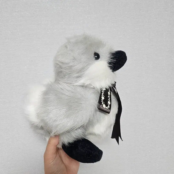 [BUNJANG] Vintage Grey Duck Plush Doll / 빈티지 회색 오리 인형