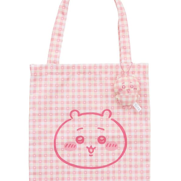 [BUNJANG] Chiikawa Check Series Tote Bag / [일부개봉] 치이카와 체크 시리즈 토트백 치이카와