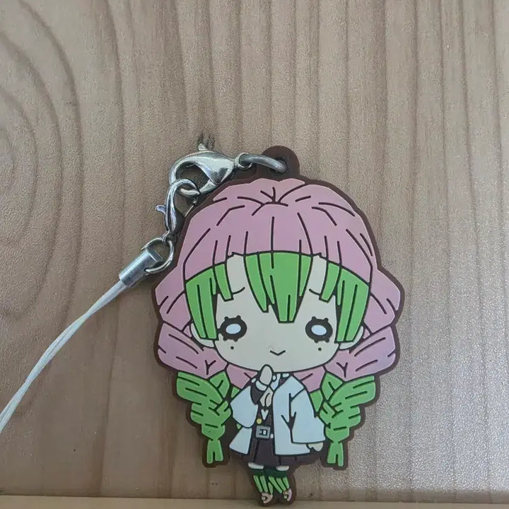 [BUNJANG] Demon Slayer Mitsuri Kanroji Rubber Strap (Keychain) / 귀멸의 칼날 칸로지 미츠리 러버스트랩(키링)