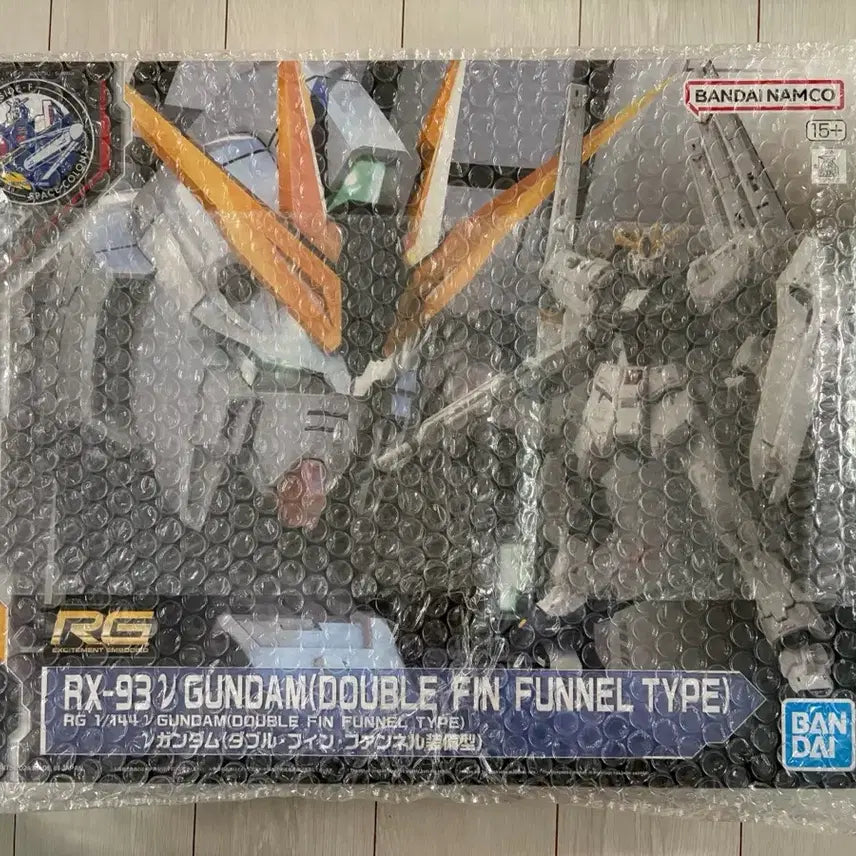 [BUNJANG] RG Nu Gundam Double Fin Funnel Version (Includes Decals) Sealed / RG 뉴건담 더블 핀 판넬 버전 (데칼 포함) 미개봉