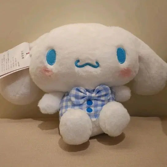 [BUNJANG] Sanrio Cinnamoroll Check Vest Plush / 산리오 시나모롤 체크조끼 인형