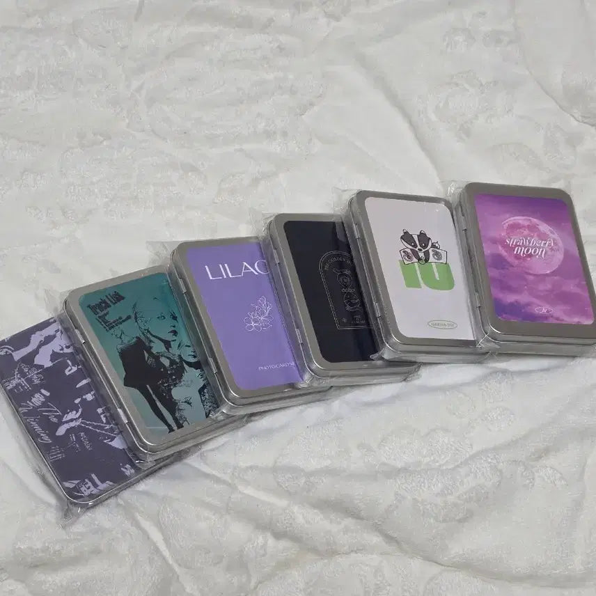 [BUNJANG] IU Tin Case Photocard Set (6 Types) / 아이유 틴케이스 포토카드 6종 일괄
