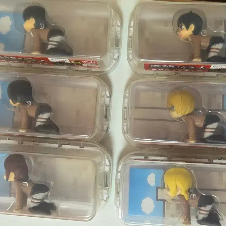 [BUNJANG] Attack on Titan Lawson Gymnastics Figure Bundle Set / 진격의 거인 로손 체조 피규어 일괄