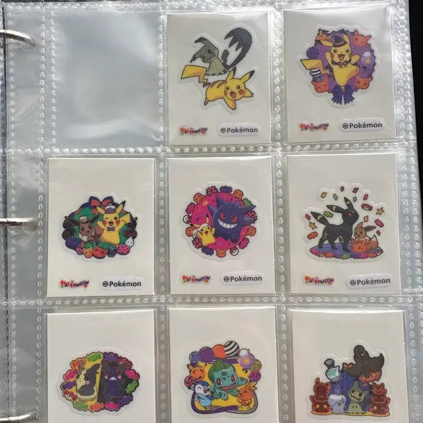 [BUNJANG] Pokemon Halloween Sticker Bundle Set / 포켓몬 할로윈 띠부씰 25종 일괄 판매