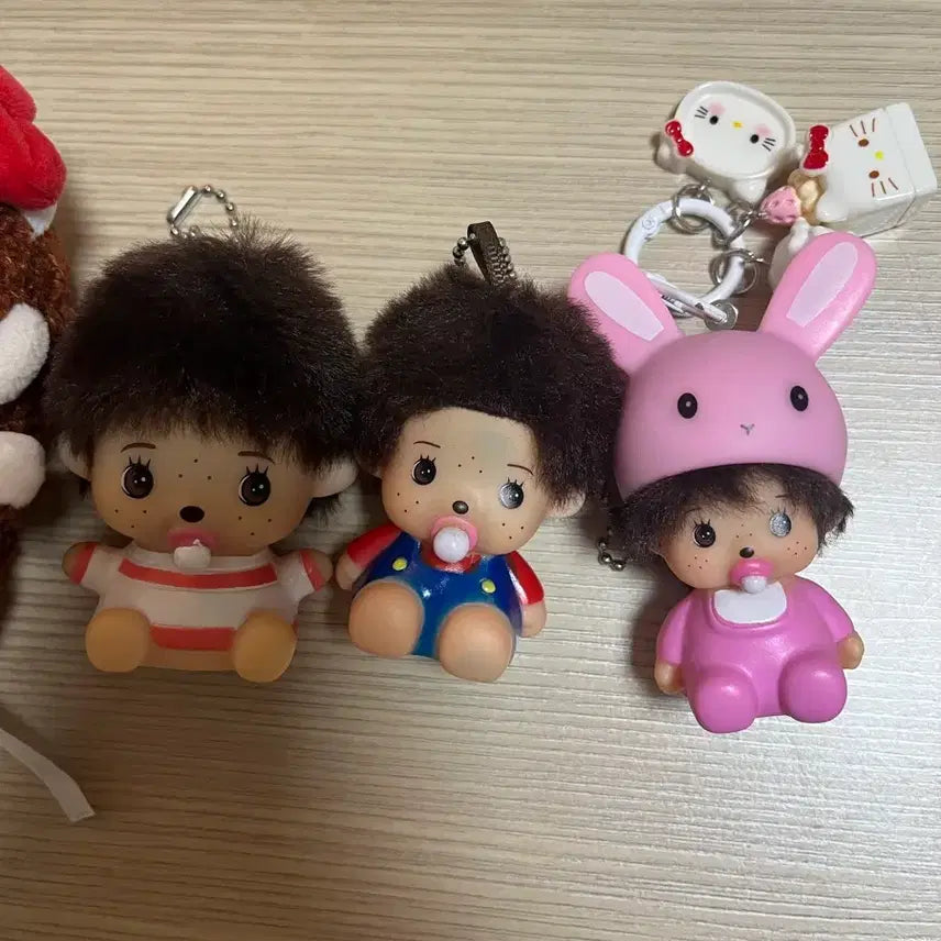 [BUNJANG] Monchhichi 4-Piece Set / 몬치치4종세트