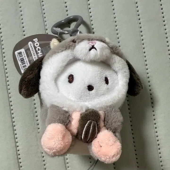 [BUNJANG] Sanrio Pompompurin Hamster Charm 9cm Keychain / 산리오 햄스터 인형 가방고리 9cm 키홀더 포챠코키링 인형키링
