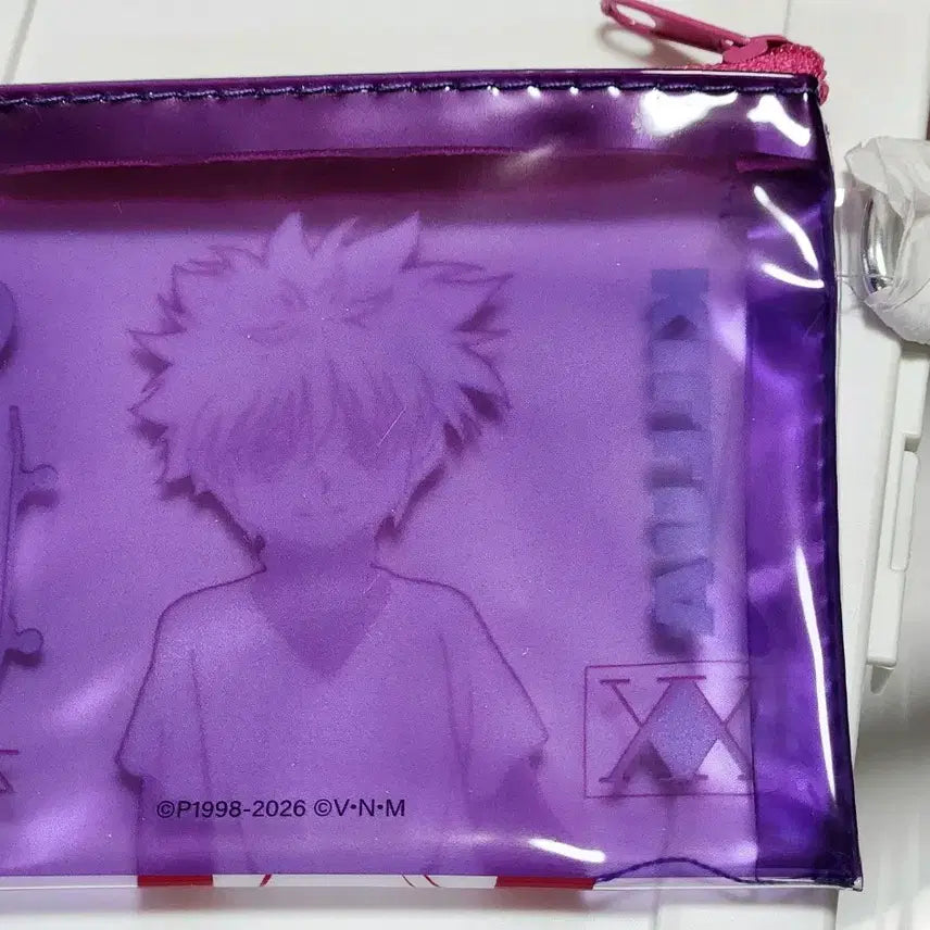 [BUNJANG] Hunter x Hunter Killua Clear Pouch / 헌터헌터 산큐마트 키르아 투명파우치