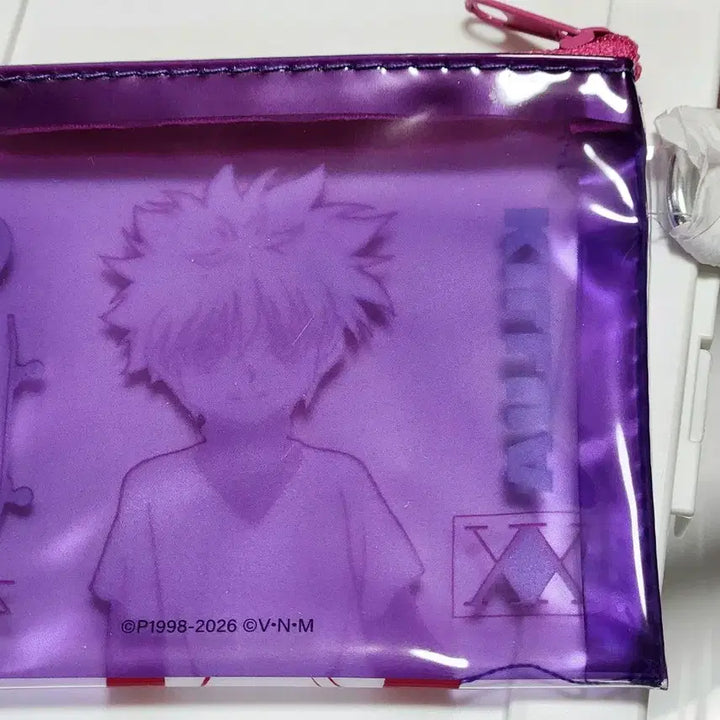 [BUNJANG] Hunter x Hunter Killua Clear Pouch / 헌터헌터 산큐마트 키르아 투명파우치