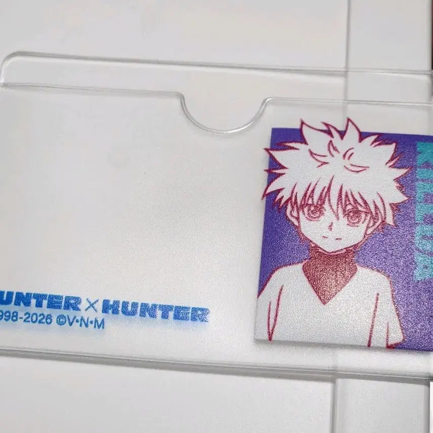 [BUNJANG] Hunter x Hunter Killua Transparent Card Case / 헌터헌터 산큐마트 카드케이스 키르아