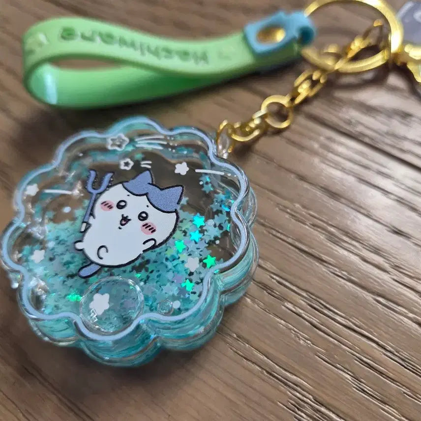 [BUNJANG] Chiikawa Hachiwara Sparkling Keyring / (하치와레)치이카와 반짝반짝 키링