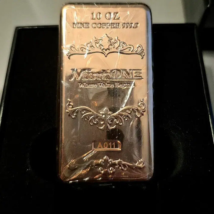 [BUNJANG] Mint One 10oz Premium Copper Bar - Rose Gold Edition / 민트원 10온스 프리미엄 구리바
