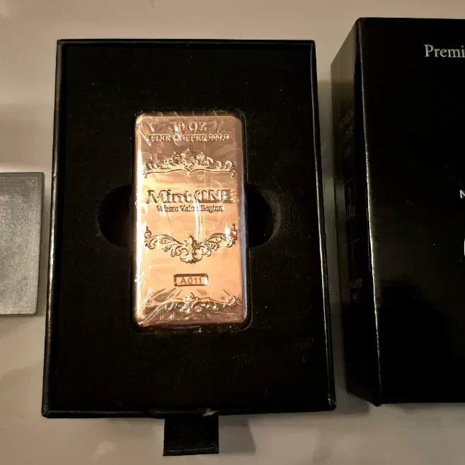 [BUNJANG] Mint One 10oz Premium Copper Bar - Rose Gold Edition / 민트원 10온스 프리미엄 구리바