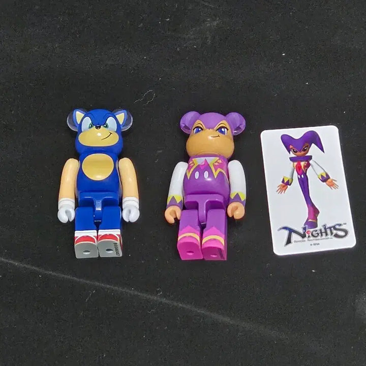 [BUNJANG] Bearbrick Sonic 2-Figure Set / 베어브릭 소닉 2종 세트