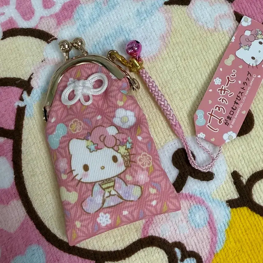 [BUNJANG] Sanrio Hello Kitty Omamori Coin Purse Keychain Strap / 산리오 헬로키티 오마모리 동전지갑 키링 스트랩