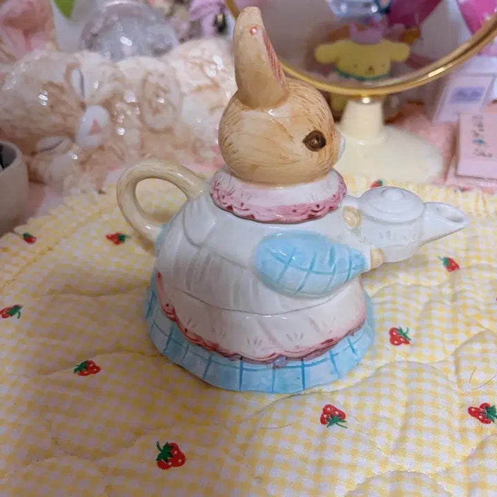 [BUNJANG] Vintage Rabbit Teapot / (오늘까지 할인)빈티지 토끼 티팟 주전자