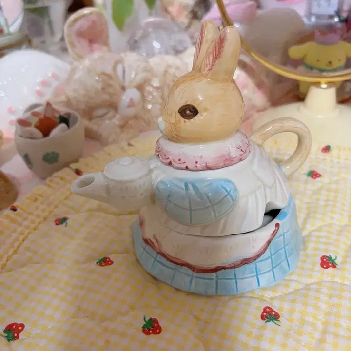 [BUNJANG] Vintage Rabbit Teapot / (오늘까지 할인)빈티지 토끼 티팟 주전자