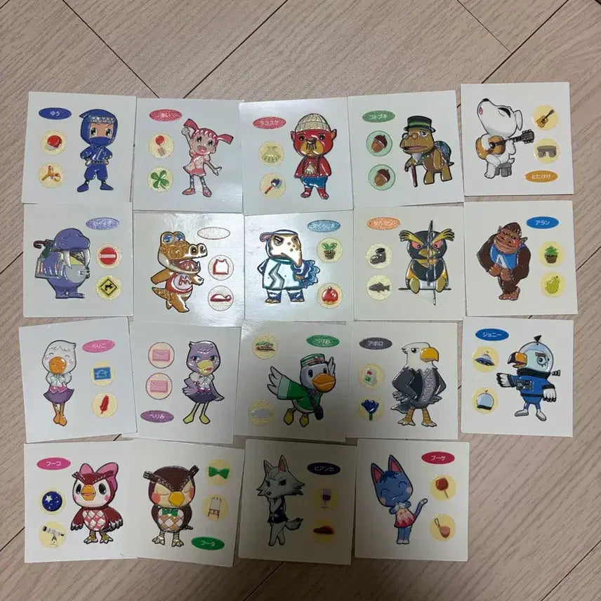 [BUNJANG] Animal Crossing Sticker Set / 동물의 숲 띠부씰 일괄