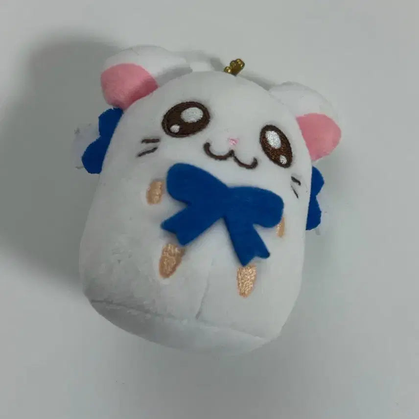 [BUNJANG] Hamtaro Ribbon Mascot Plush Doll / 방가방가 햄토리 리본 마스코트 인형