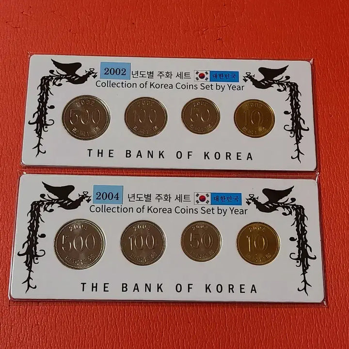 [BUNJANG] 2002, 2004 Dokdo Mint Unused Coin Set / 2002 2004년4구민트 독도사제민트미사용(각 연도별 1개가격임)