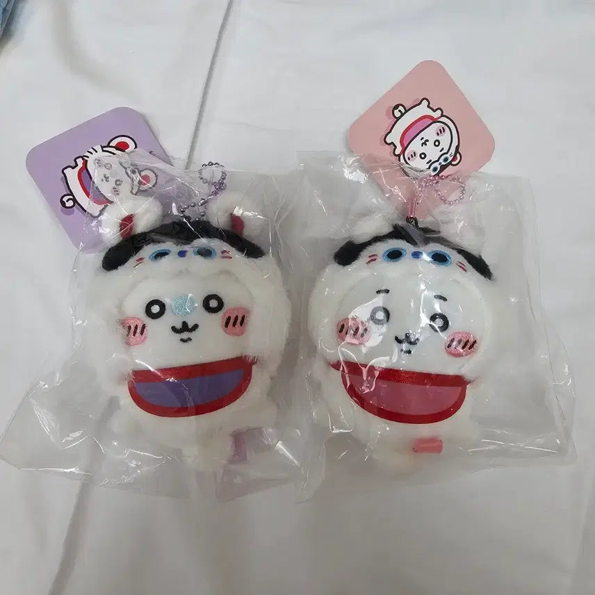 [BUNJANG] Chiikawa Momonga Doll Keychain Set / [정품]모구모구 혼포 모몽가 치이카와셋트