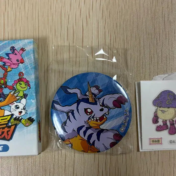 [BUNJANG] Digimon Adventure Patamon Can Badge / 디지몬 어드벤처 캔뱃지(파피몬)