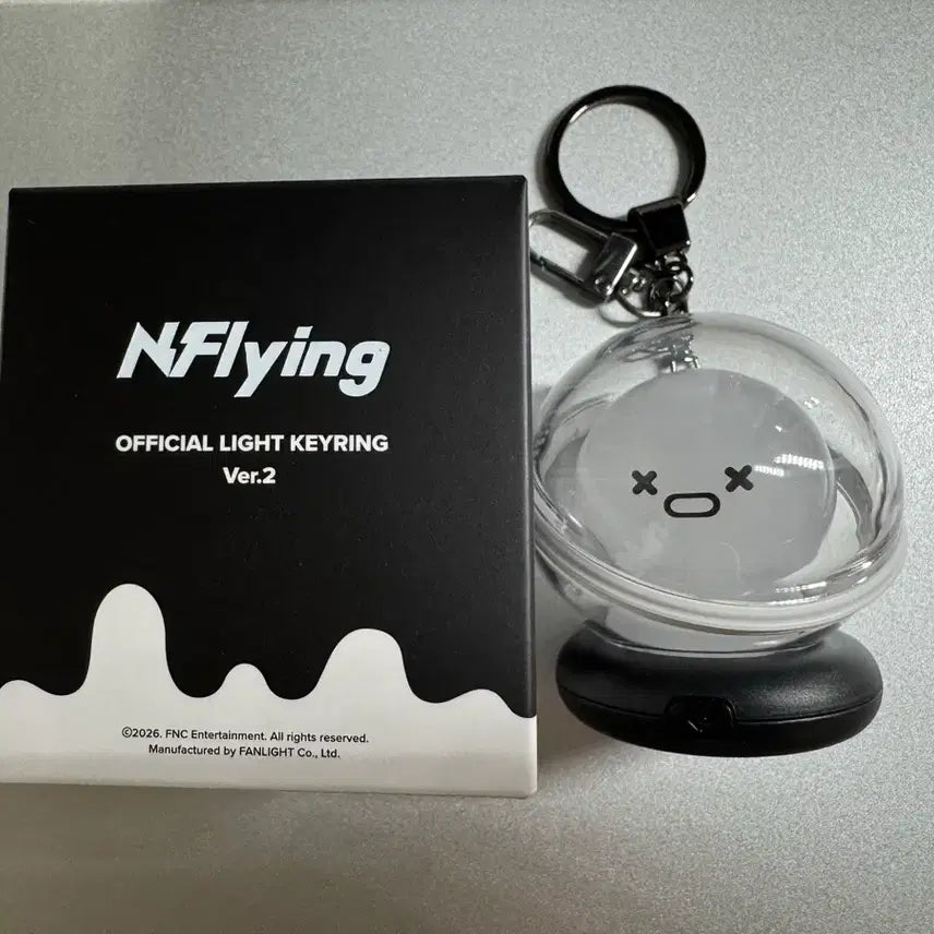[BUNJANG] N.Flying Official Light Keyring ver.2 / 엔플라잉 응원봉 키링 ver.2