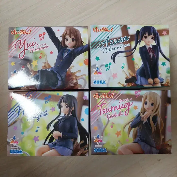[BUNJANG] Sega Luminasta K-On! 4 Types (Sealed) / [정품 미개봉] 세가 루미나스타 케이온 4종