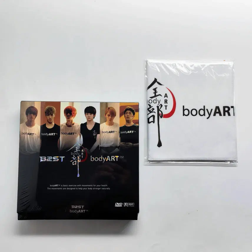 [BUNJANG] BEAST (Highlight) 2012 bodyART DVD Full Package + Slogan Bundle Set (Sealed) / [미개봉] 비스트(BEAST) 2012 바디아트 DVD 풀패키지 + 슬로건 일괄