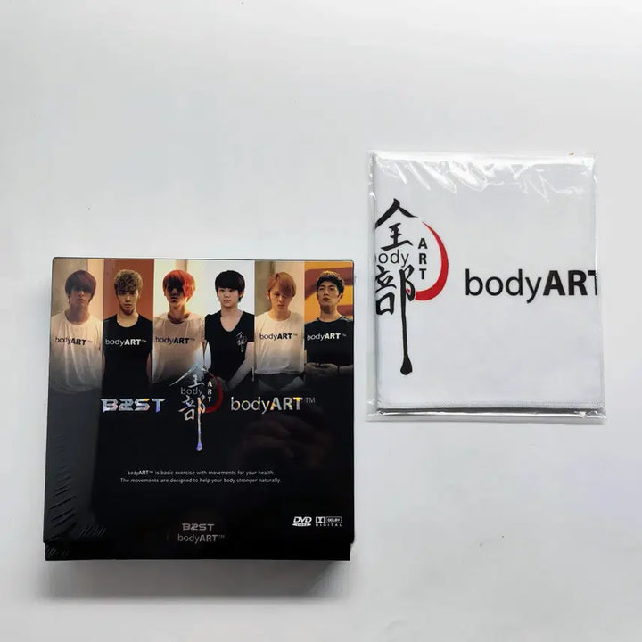 [BUNJANG] BEAST (Highlight) 2012 bodyART DVD Full Package + Slogan Bundle Set (Sealed) / [미개봉] 비스트(BEAST) 2012 바디아트 DVD 풀패키지 + 슬로건 일괄