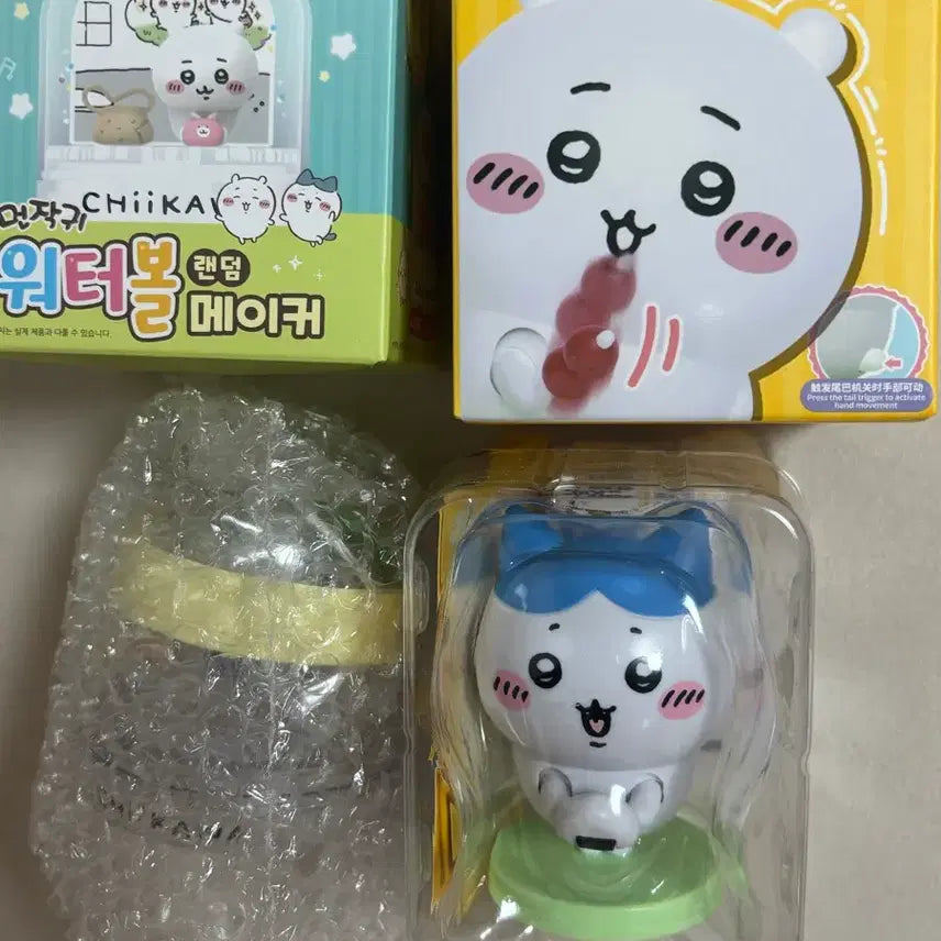 [BUNJANG] Chiikawa Hachiware Lunchtime Water Ball Maker Figure Usagi / 먼작귀 치이카와 하치와레 런치타임 워터볼 메이커 피규어 우사기