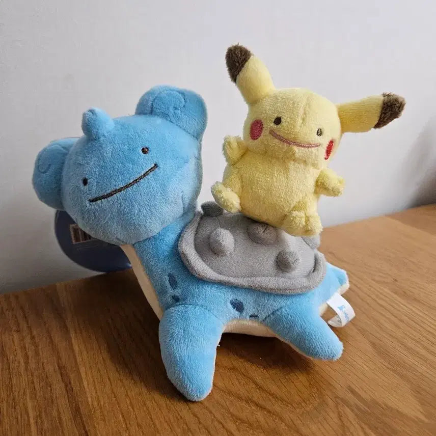 [BUNJANG] Pokemon Limited Edition Pikachu Lapras Transformation Ditto Plush Doll / 잠실 포켓몬 한정판 피카츄 라프라스 변신 메타몽 인형